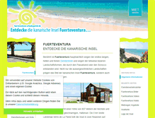 Tablet Screenshot of fuerteventura-urlaubsportal.de